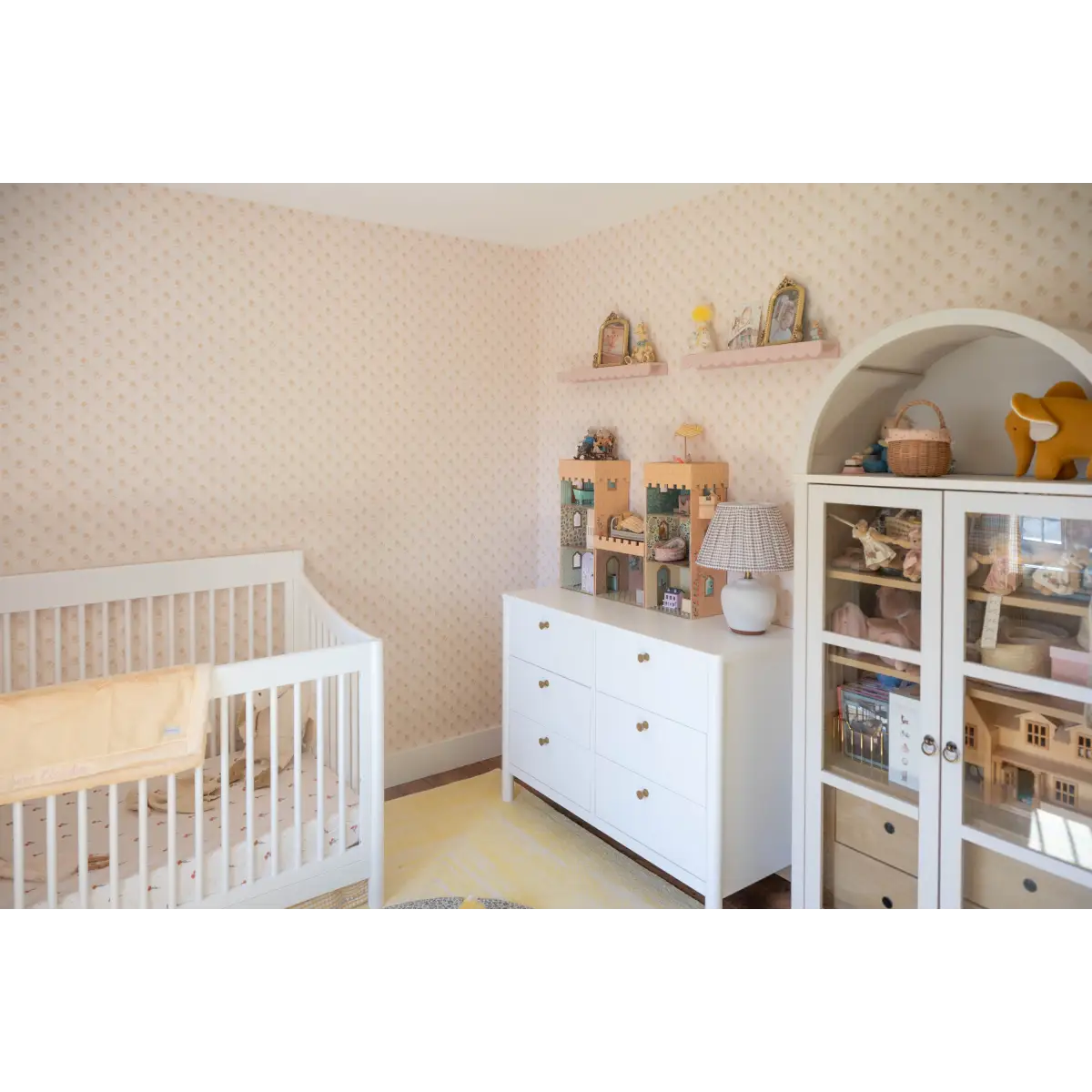Elle Wallpaper - Flower Dots - by Ali Anni - Loomwell Home Goods