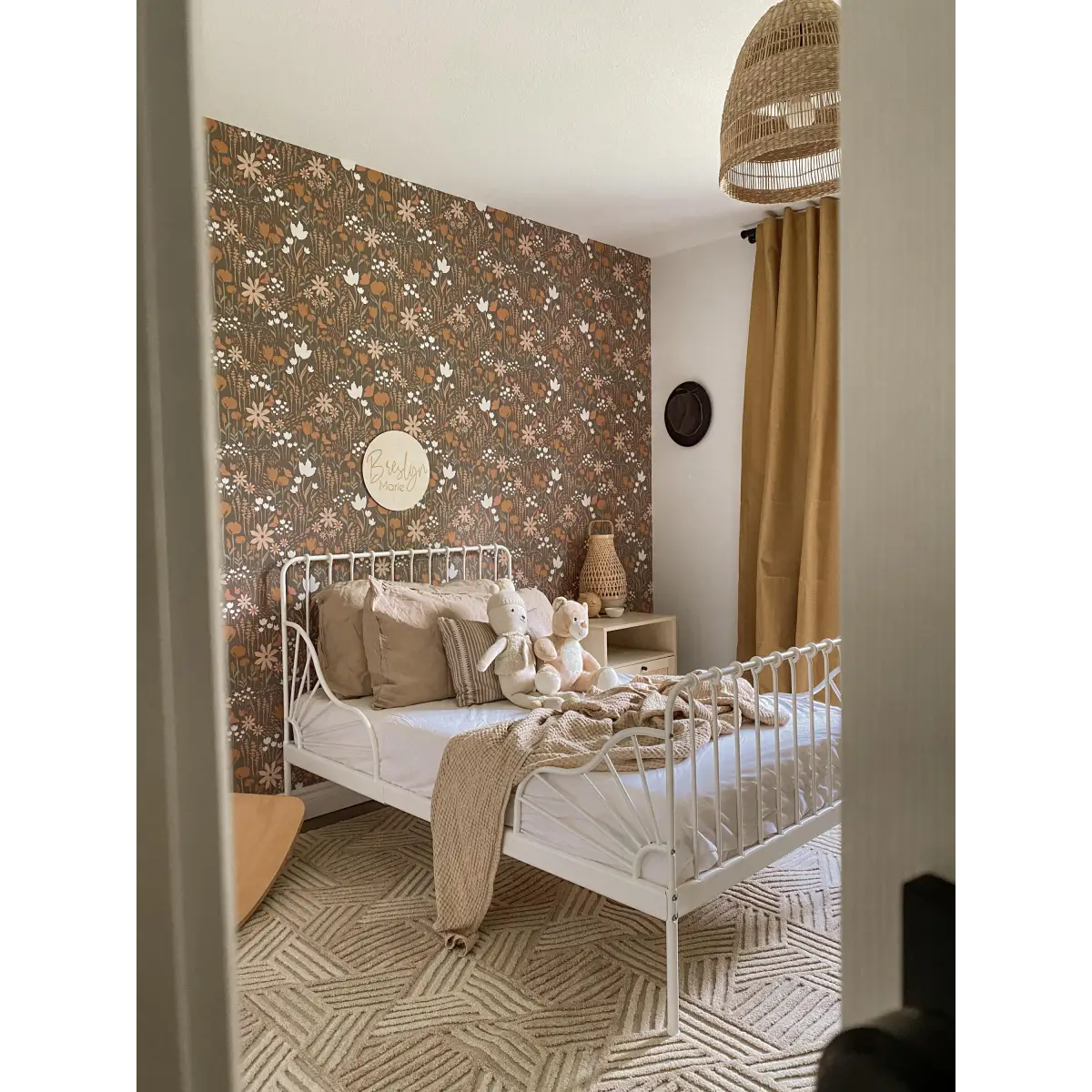 Eloise Wallpaper - Sweet Meadow - by Hufton Studio - Loomwell Home Goods