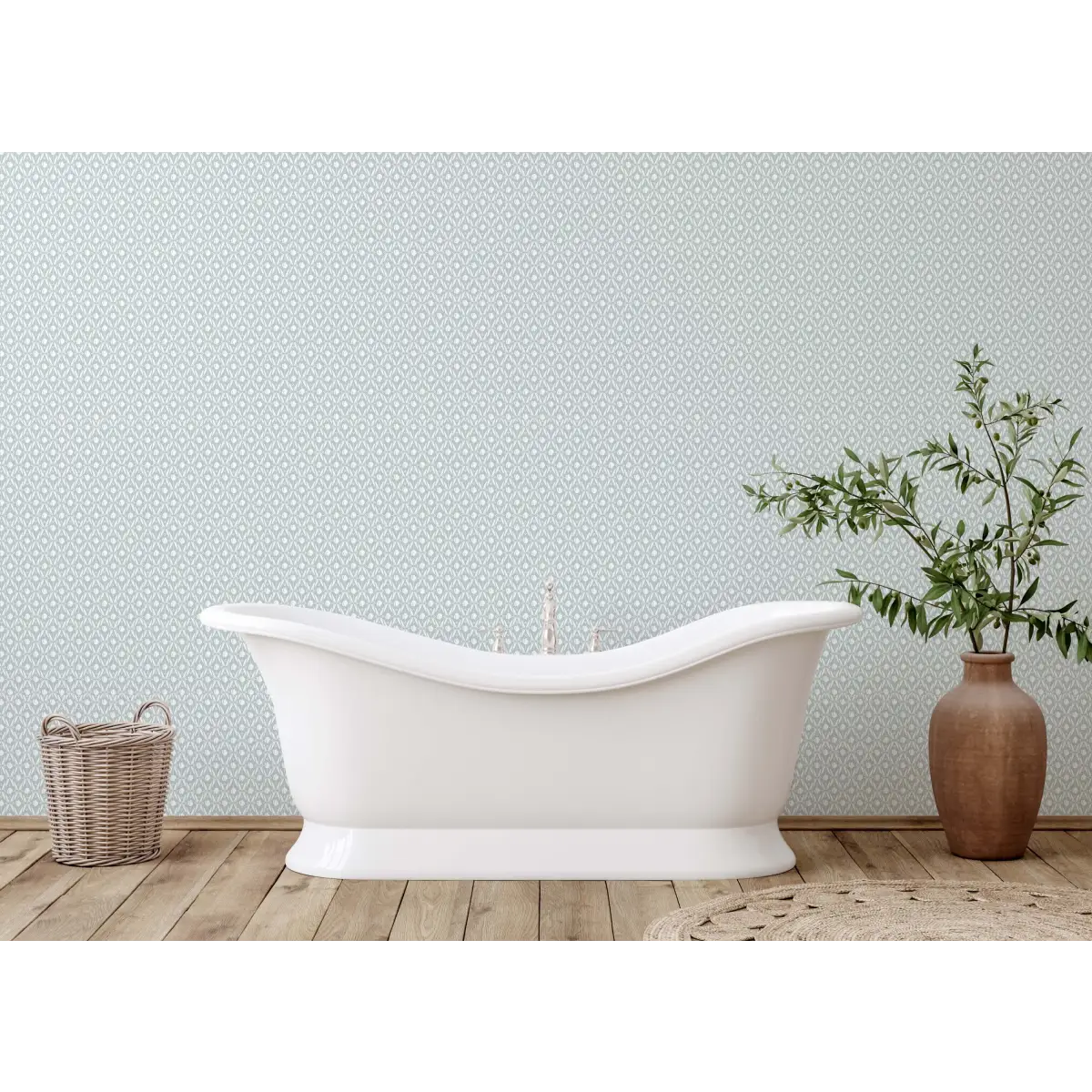 Elowen Wallpaper - Dots and Diamonds - by Melissa Johnson Design - Loomwell Home Goods