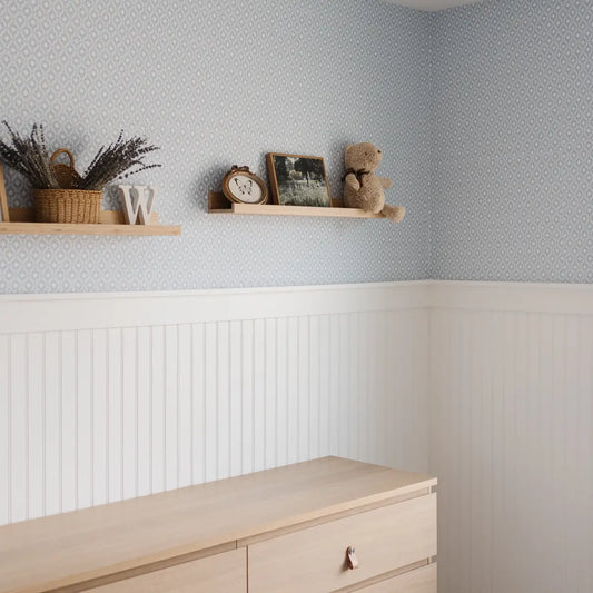 Elowen Wallpaper - Dots and Diamonds - by Melissa Johnson Design - Loomwell Home Goods