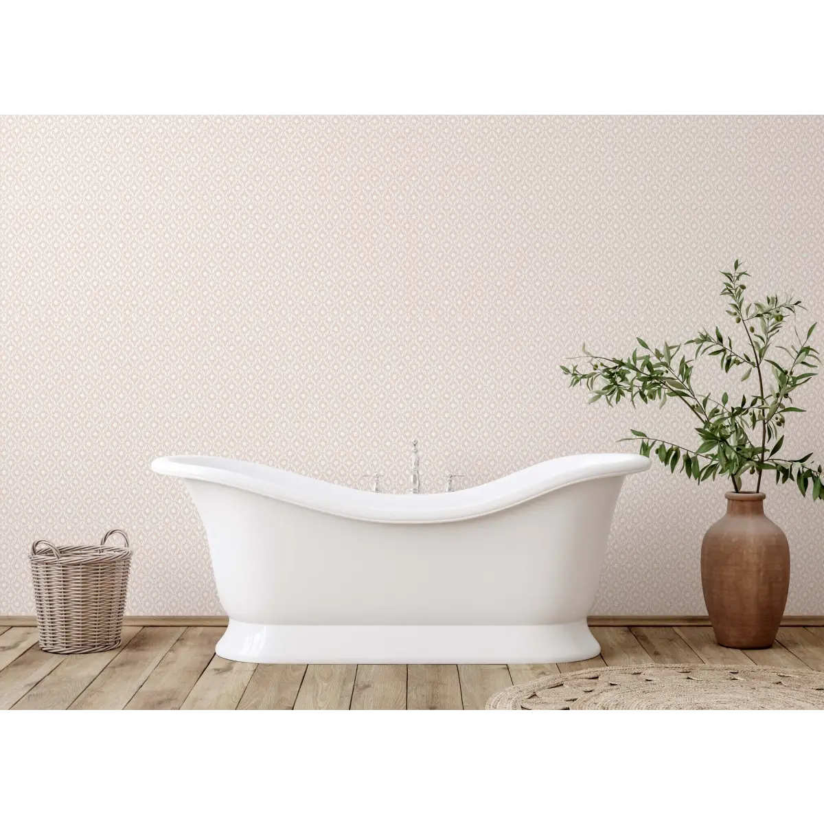 Elowen Wallpaper - Dots and Diamonds - by Melissa Johnson Design - Loomwell Home Goods