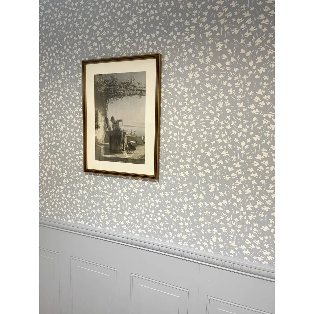 Elsie Wallpaper - Scattered Flowers - by Melissa Johnson Design - Loomwell Home Goods