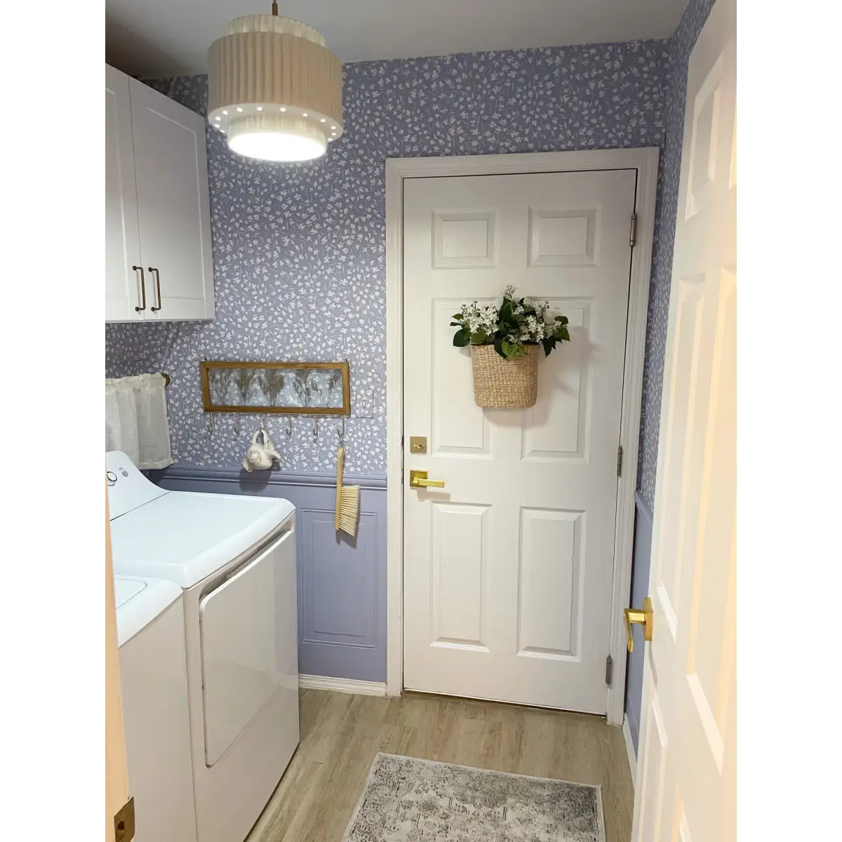 Elsie Wallpaper - Scattered Flowers - by Melissa Johnson Design - Loomwell Home Goods