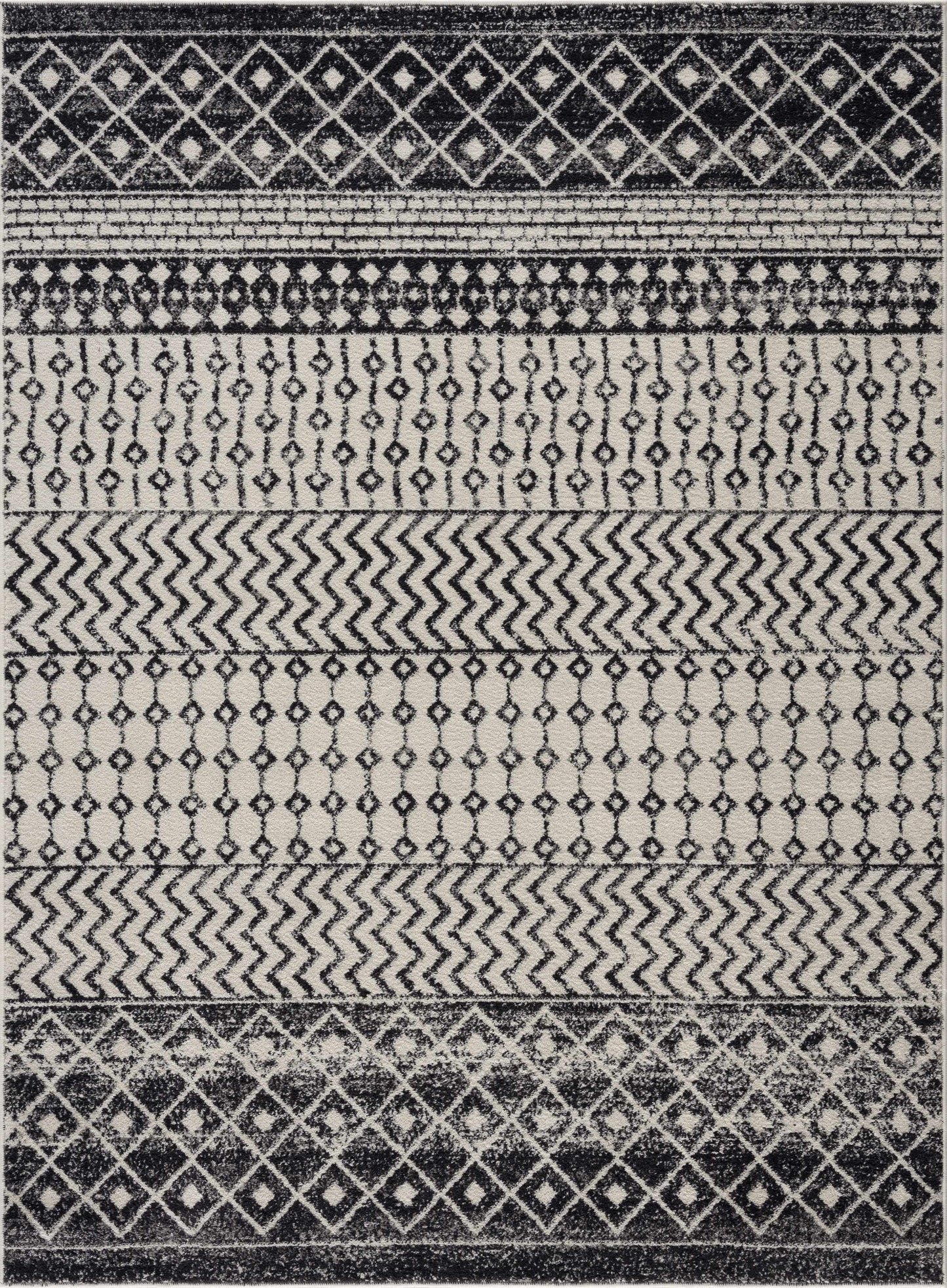 Constantin Black & White All Over Rug - Boutique Rugs
