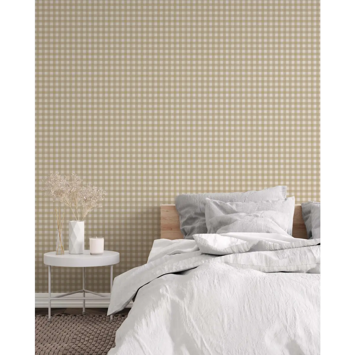 Emerson Wallpaper - Gingham Colors - by Rose Lindo - Loomwell Home Goods