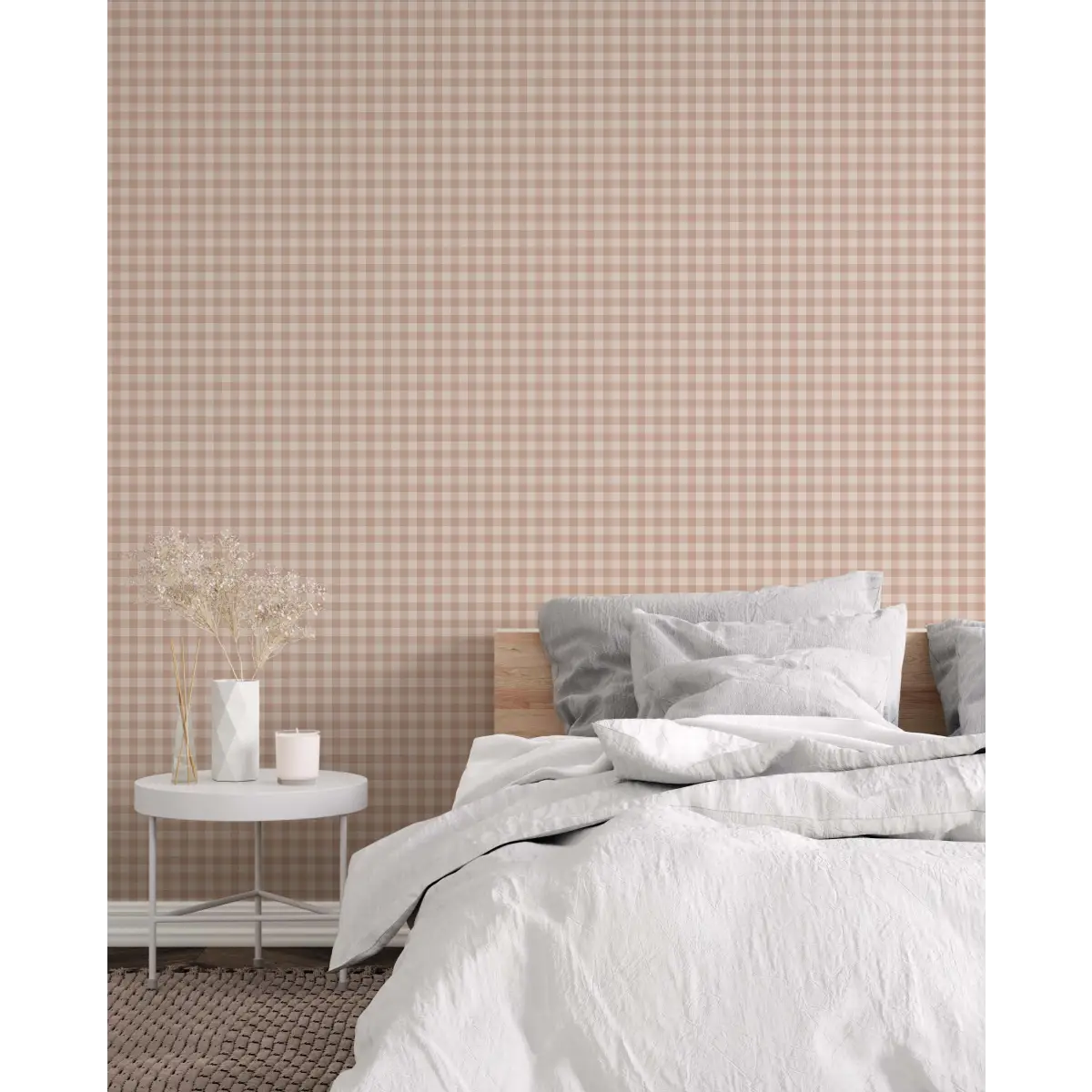 Emerson Wallpaper - Gingham Colors - by Rose Lindo - Loomwell Home Goods