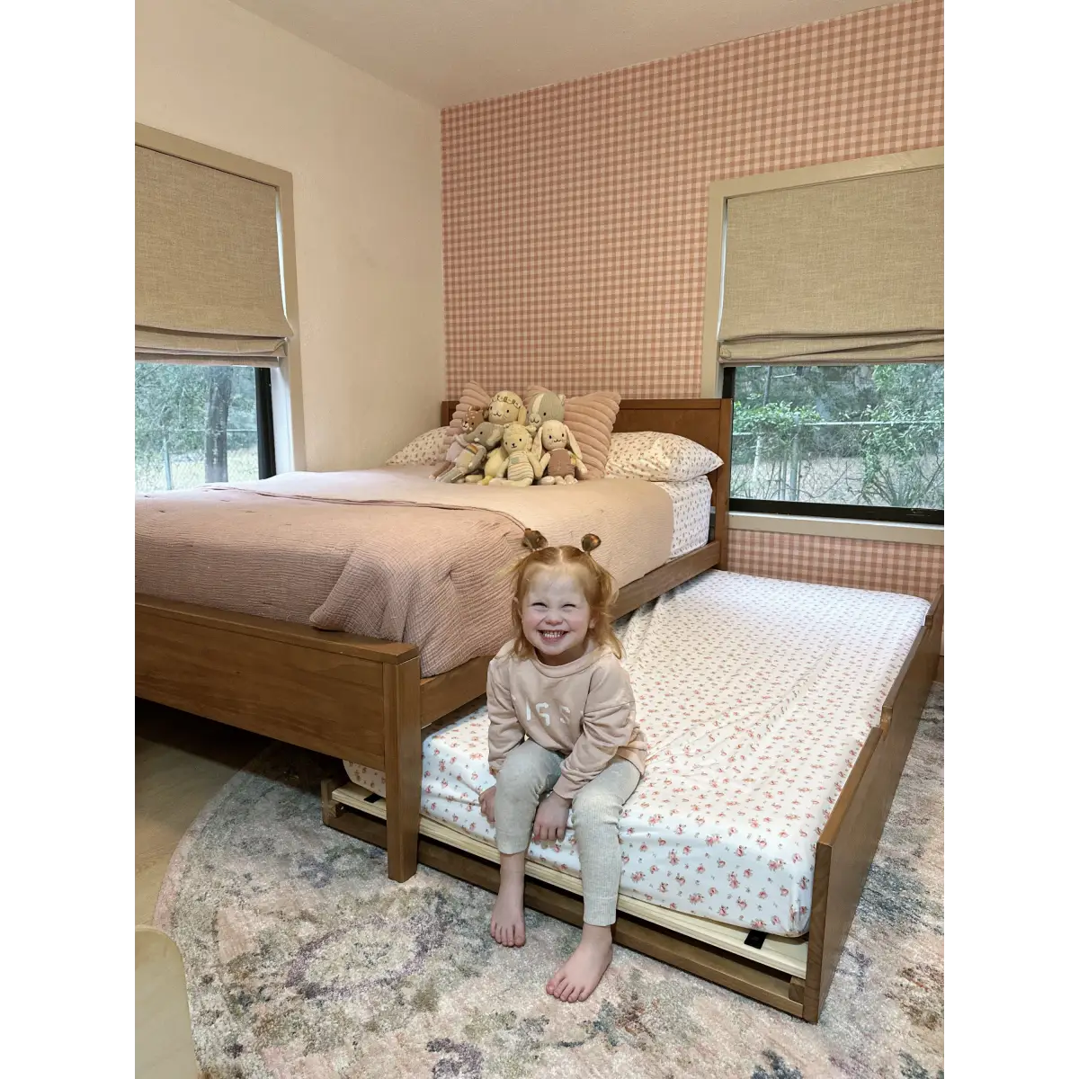 Emerson Wallpaper - Gingham Colors - by Rose Lindo - Loomwell Home Goods