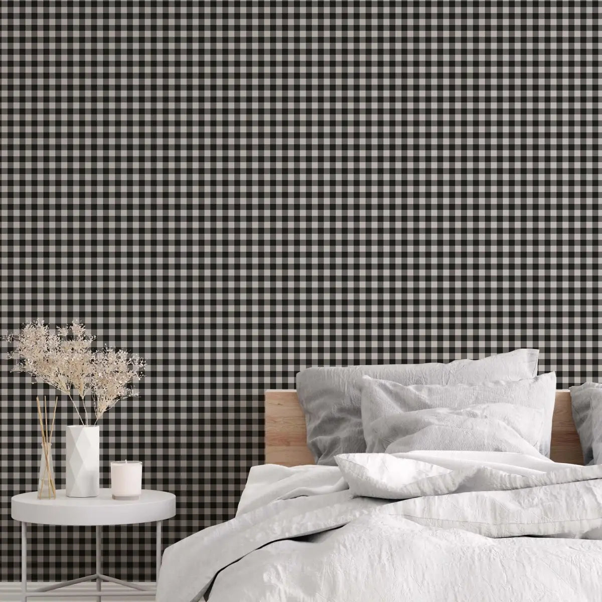 Emerson Wallpaper - Gingham Colors - by Rose Lindo - Loomwell Home Goods