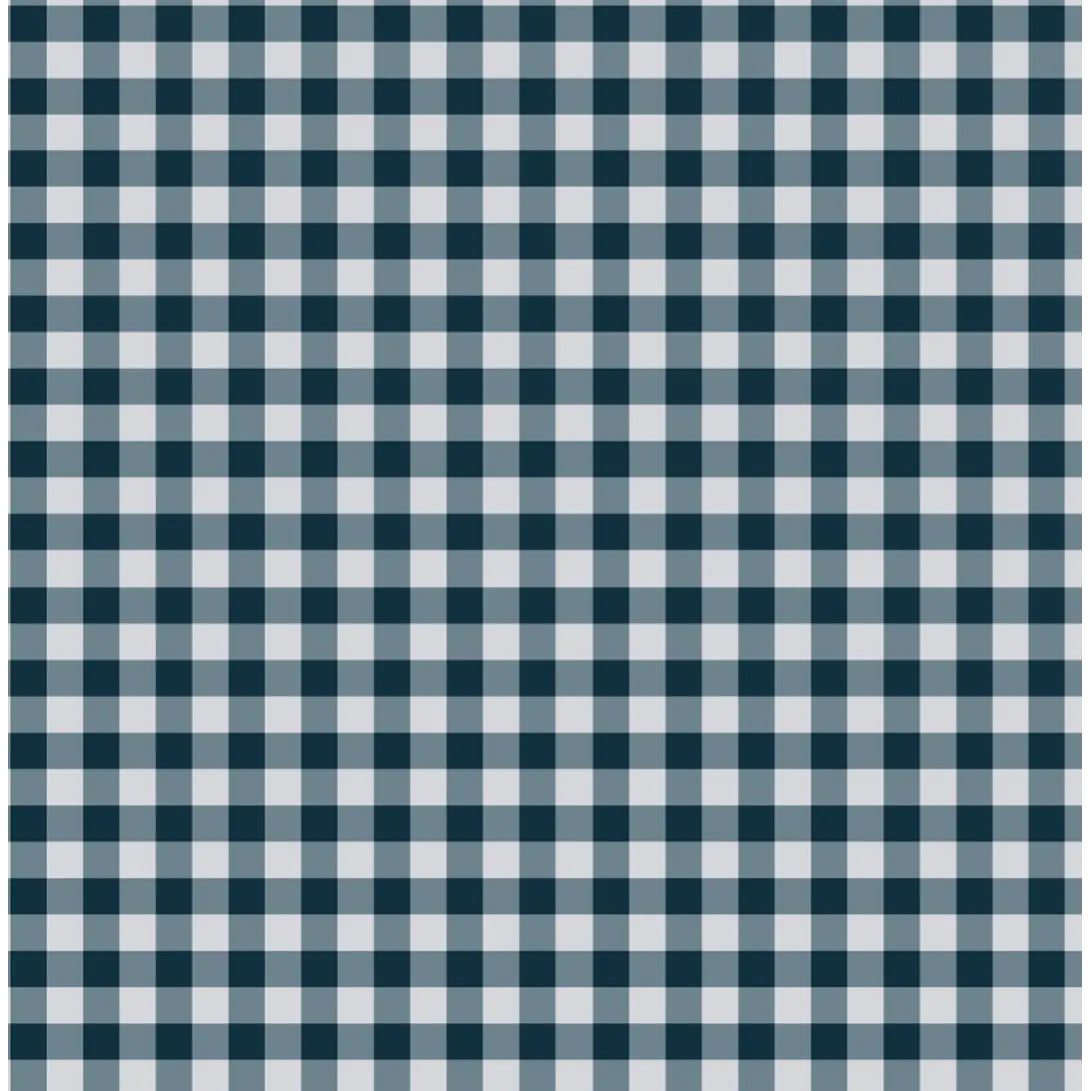 Emerson Wallpaper - Gingham Colors - by Rose Lindo - Sample 1 foot by 1 foot / Navy - Loomwell Home Goods