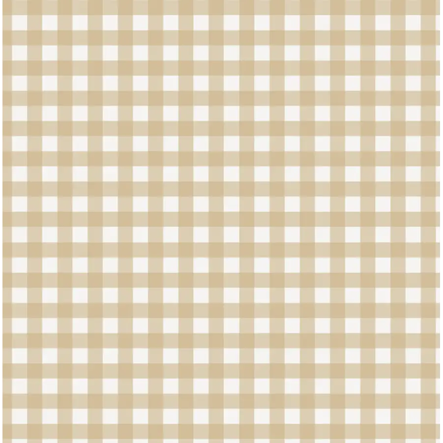 Emerson Wallpaper - Gingham Colors - by Rose Lindo - Sample 1 foot by 1 foot / Neutral - Loomwell Home Goods