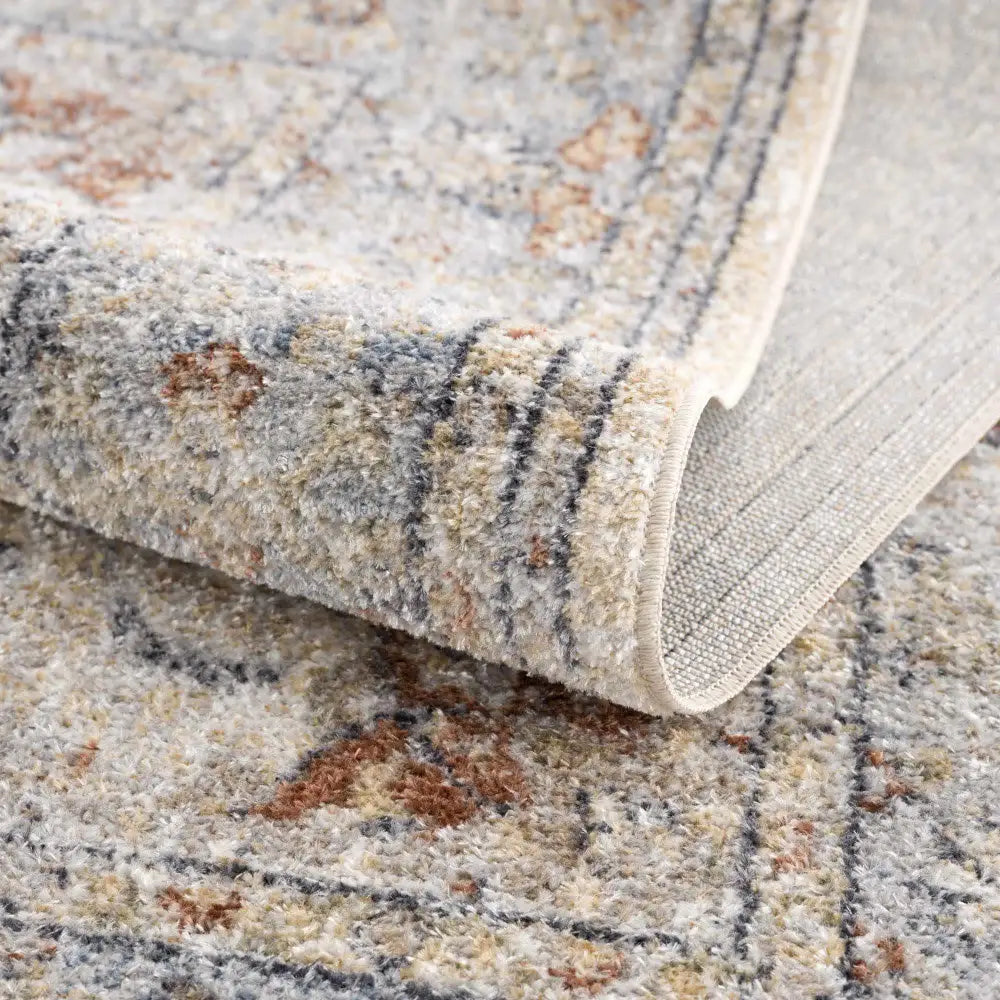 Emke Cream Washable Area Rug - Boutique Rugs