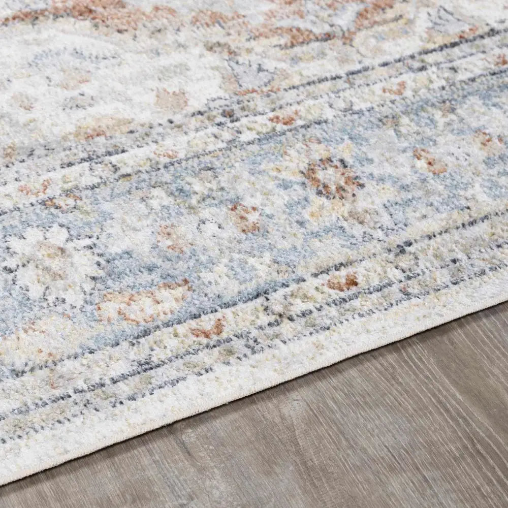 Emke Cream Washable Area Rug - Boutique Rugs