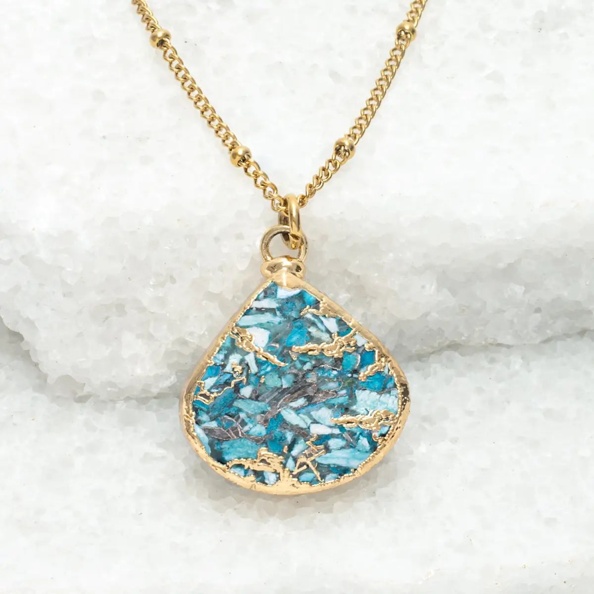 Emperor Stone Blossom Necklace - Starfish Project