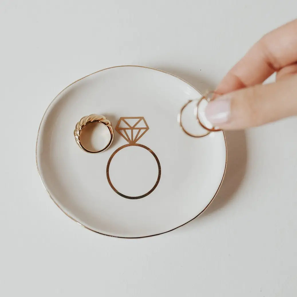 Engagement Ring Jewelry Dish - Sweet Water Decor