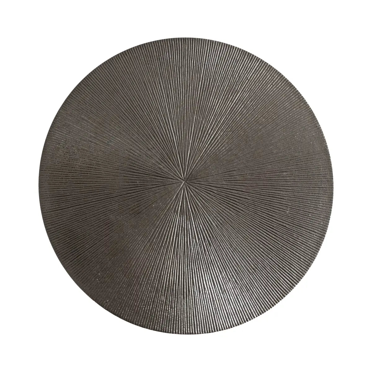 Engles Metal Accent Table and Plant Stand - Adjustable Embossed - kateandlaurel