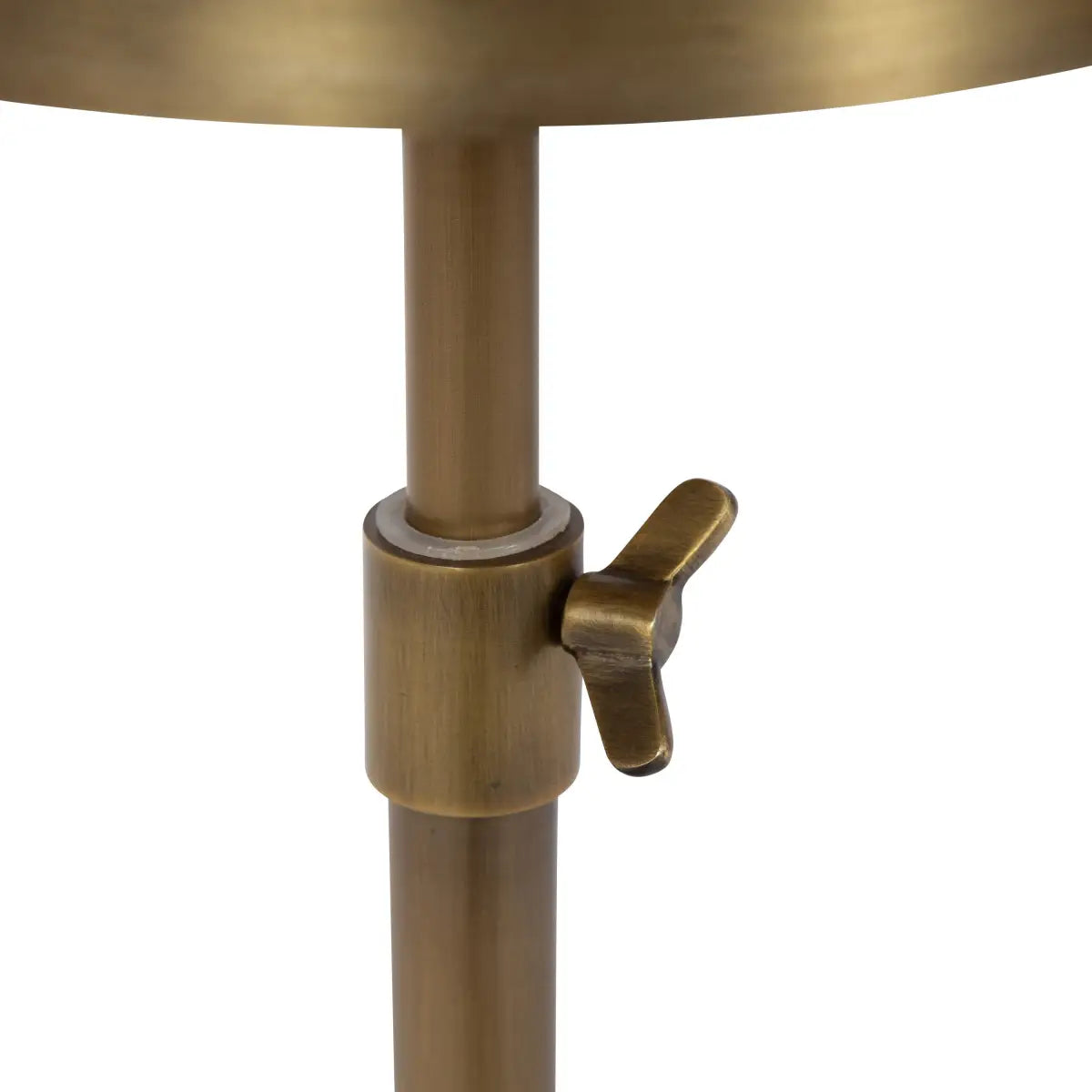 Engles Metal Accent Table and Plant Stand - Adjustable Embossed - kateandlaurel