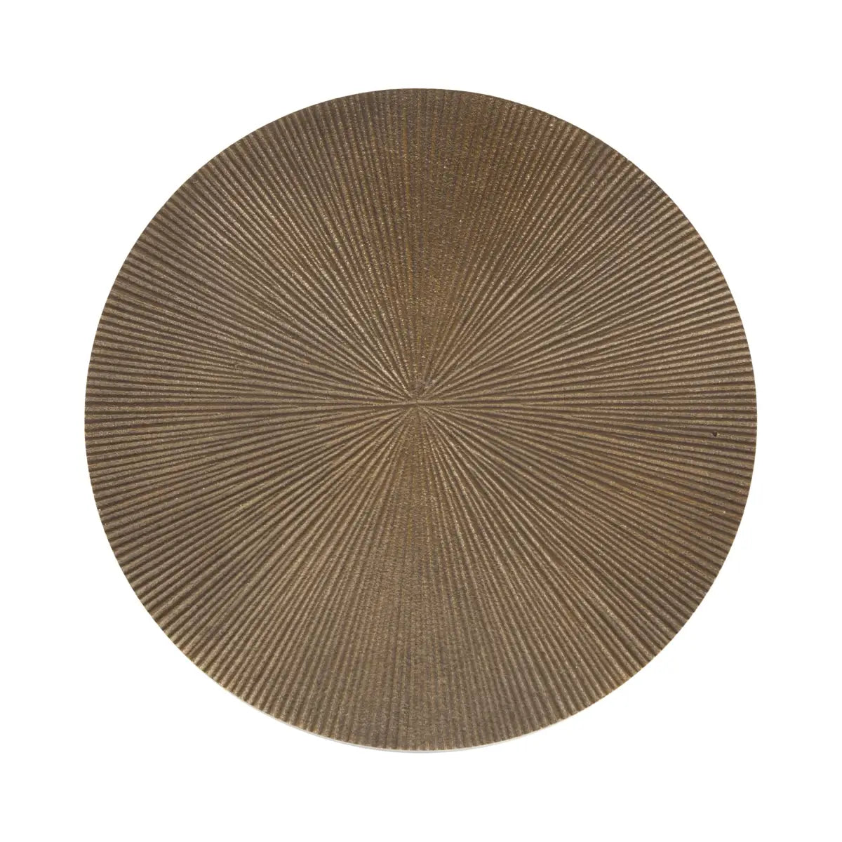 Engles Metal Accent Table and Plant Stand - Adjustable Embossed - kateandlaurel