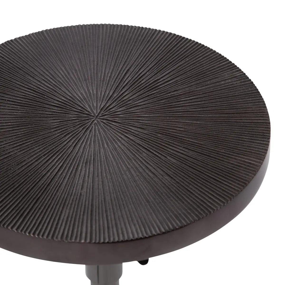 Engles Metal Accent Table and Plant Stand - Adjustable Embossed - kateandlaurel