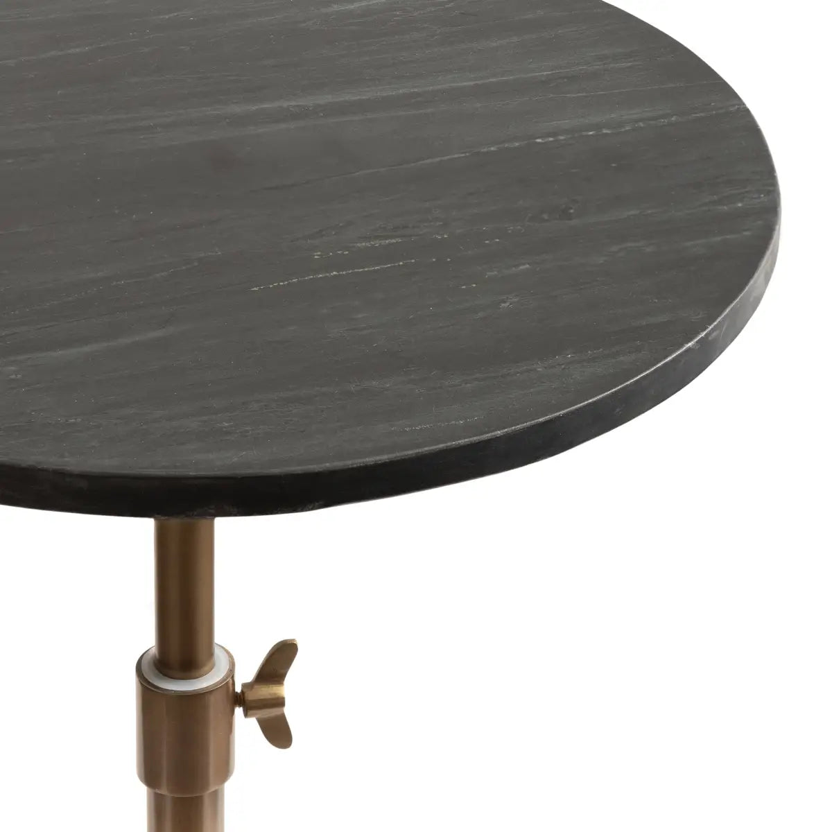 Engles Accent Table and Plant Stand - Adjustable Marble - kateandlaurel