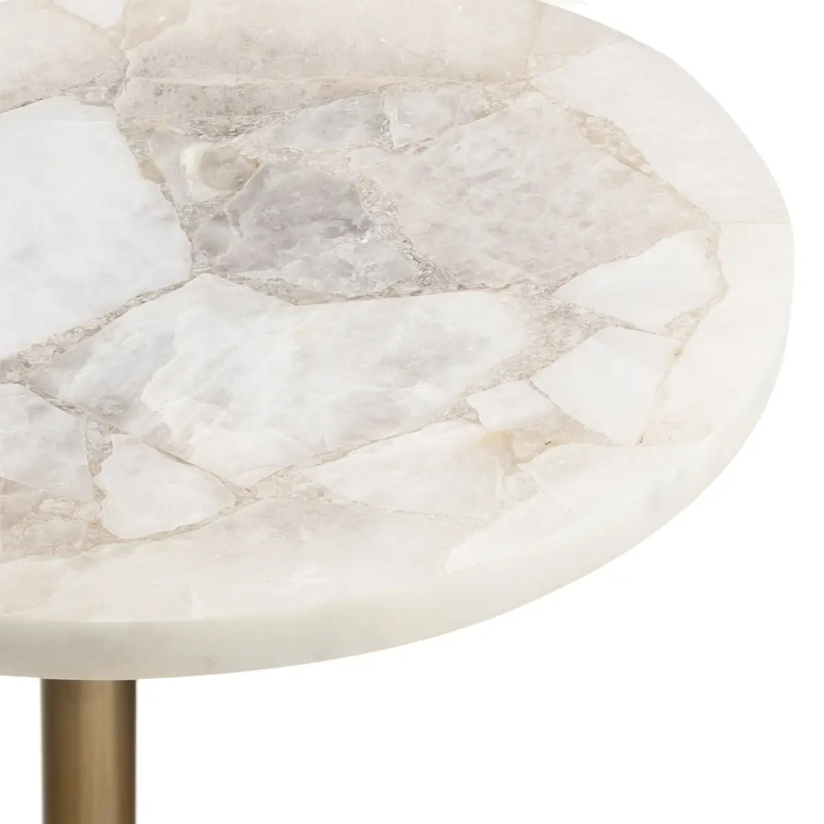Engles Accent Table and Plant Stand - Adjustable Marble - kateandlaurel