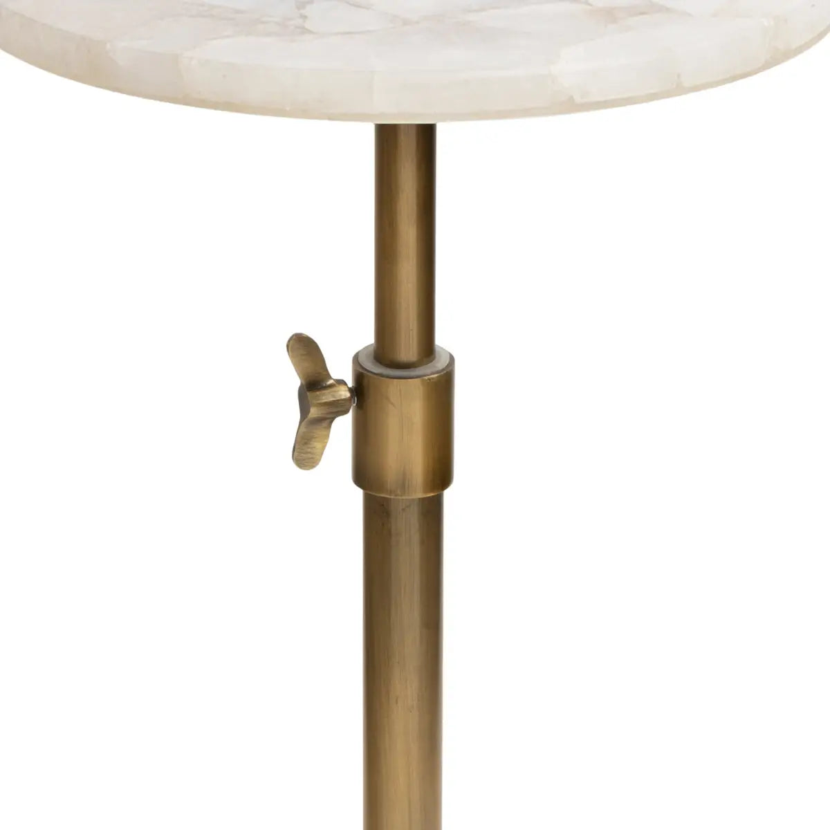 Engles Accent Table and Plant Stand - Adjustable Marble - kateandlaurel
