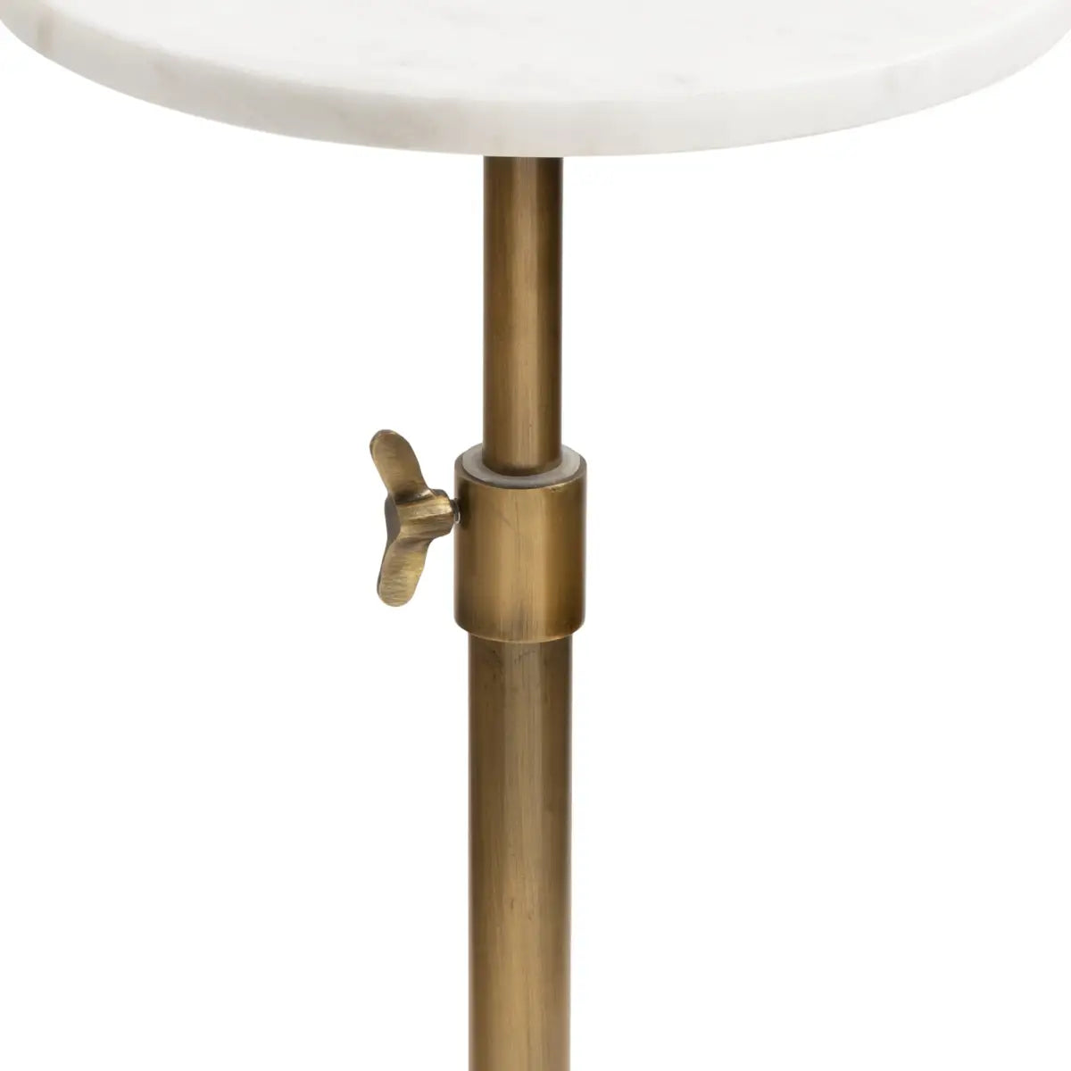 Engles Accent Table and Plant Stand - Adjustable Marble - kateandlaurel
