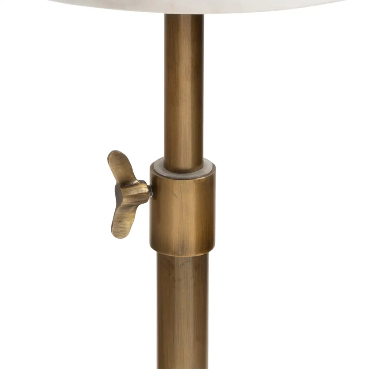 Engles Accent Table and Plant Stand - Adjustable Marble - kateandlaurel