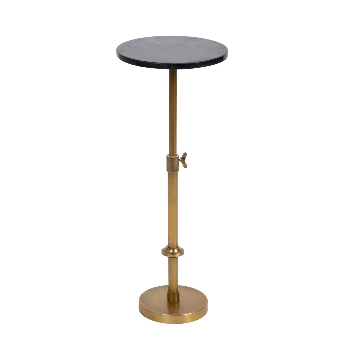 Engles Accent Table and Plant Stand - Adjustable Marble - kateandlaurel