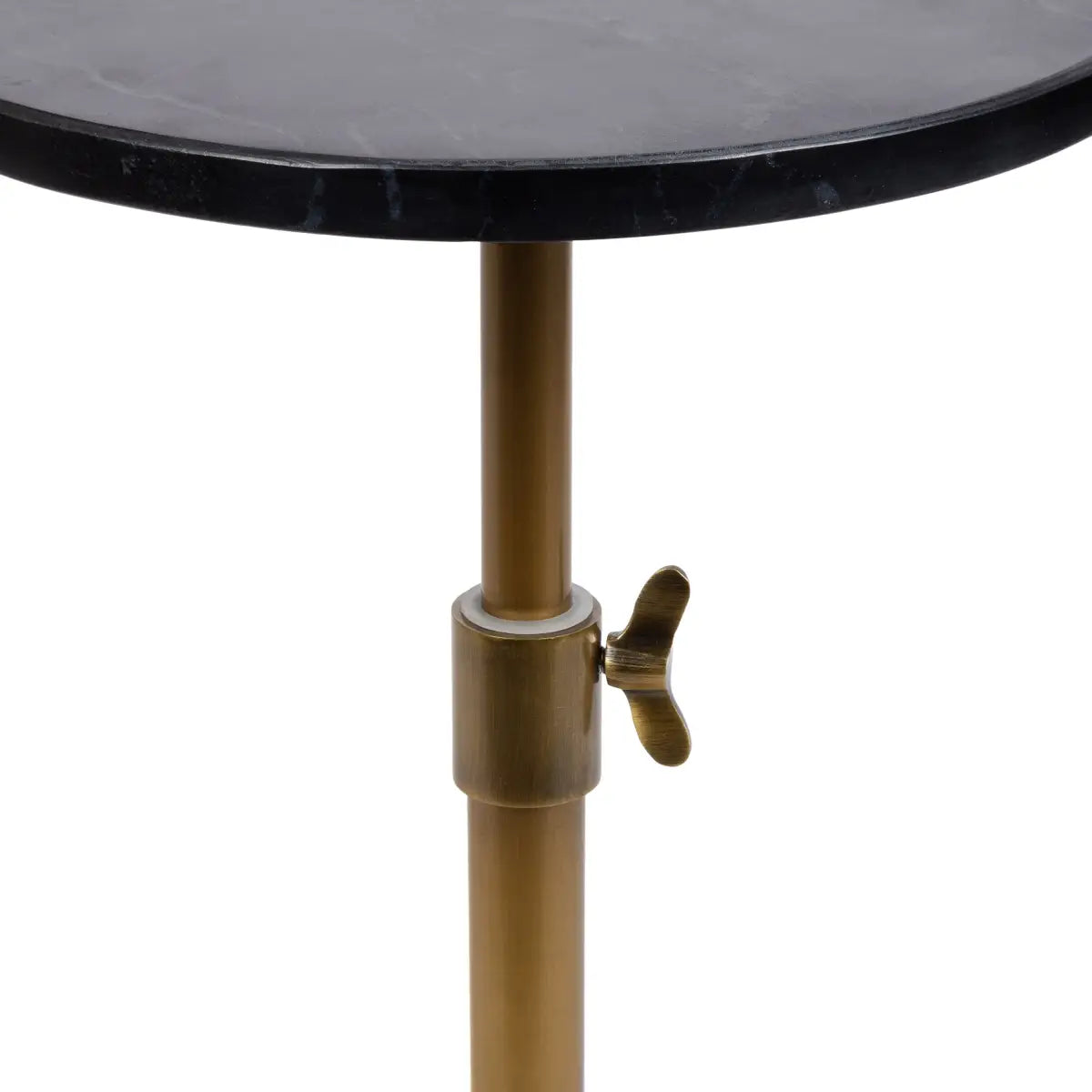 Engles Accent Table and Plant Stand - Adjustable Marble - kateandlaurel
