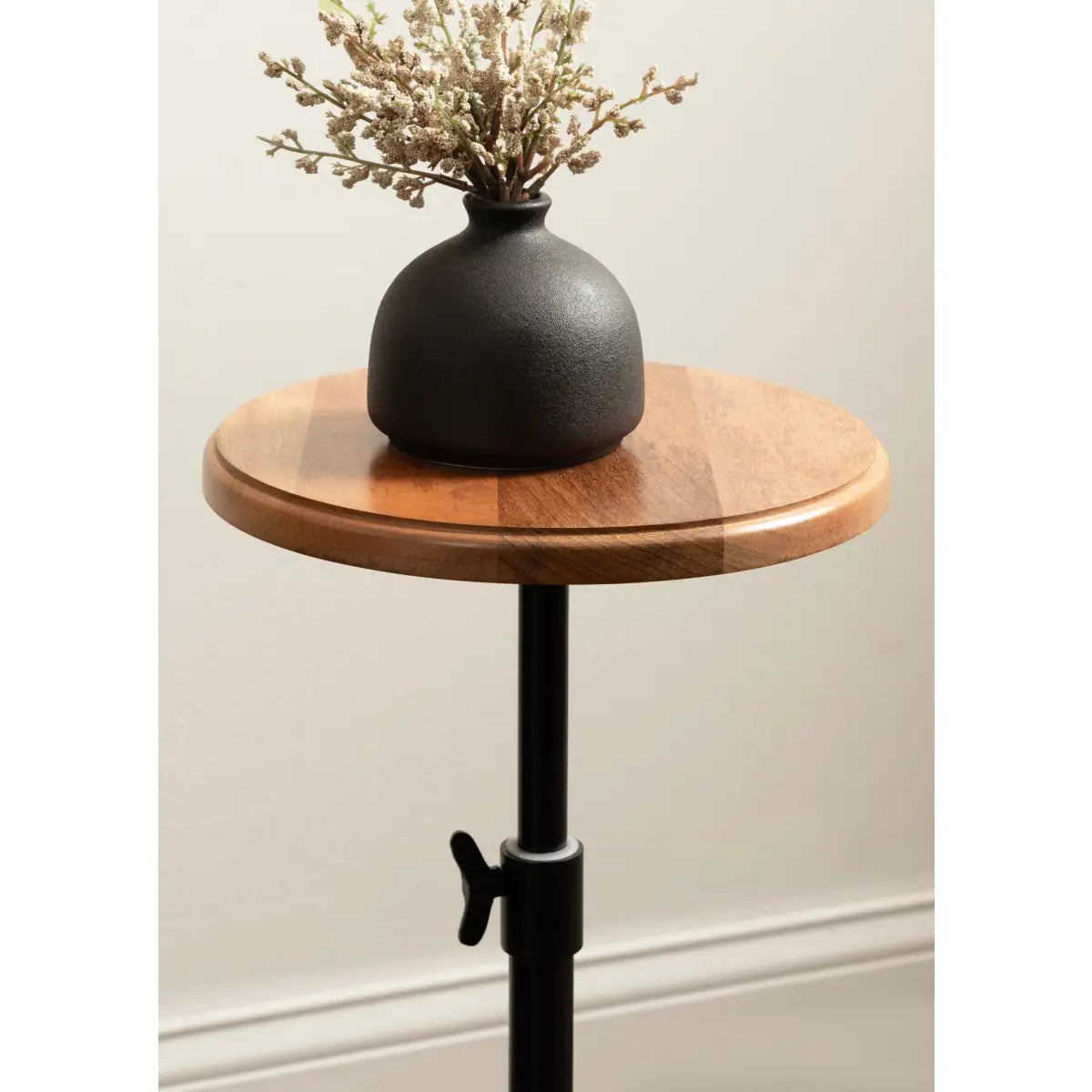 Engles Wood Table and Plant Stand - Adjustable - kateandlaurel