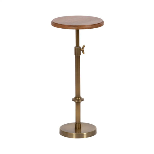 Engles Wood Table and Plant Stand - Adjustable - kateandlaurel