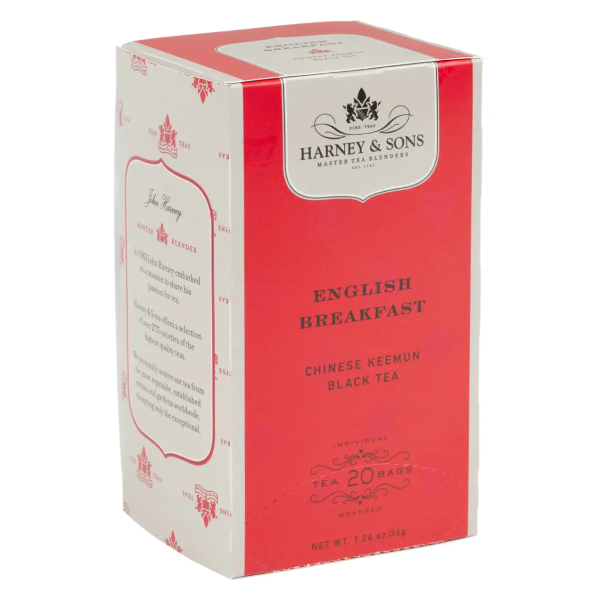 English Breakfast Tea - Box of 20 Premium Teabags - Teabags / Box of 20 Premium Teabags - Harney & Sons Fine Teas