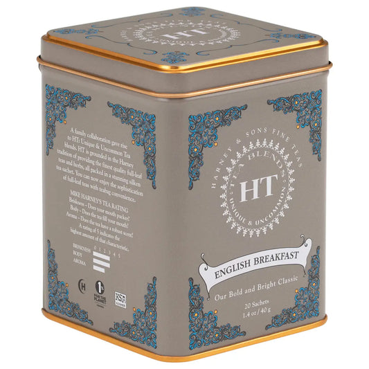 English Breakfast Tea - HT Tin of 20 Sachets - Sachets / Tin of 20 Sachets - Harney & Sons Fine Teas