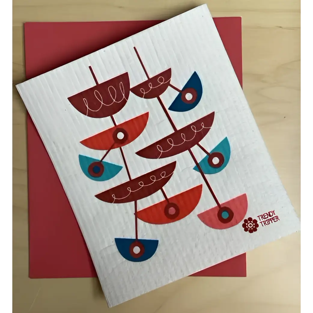Envelope Custom Fit for Swedish Dishcloth assorted colors - Red - Trendy Tripper