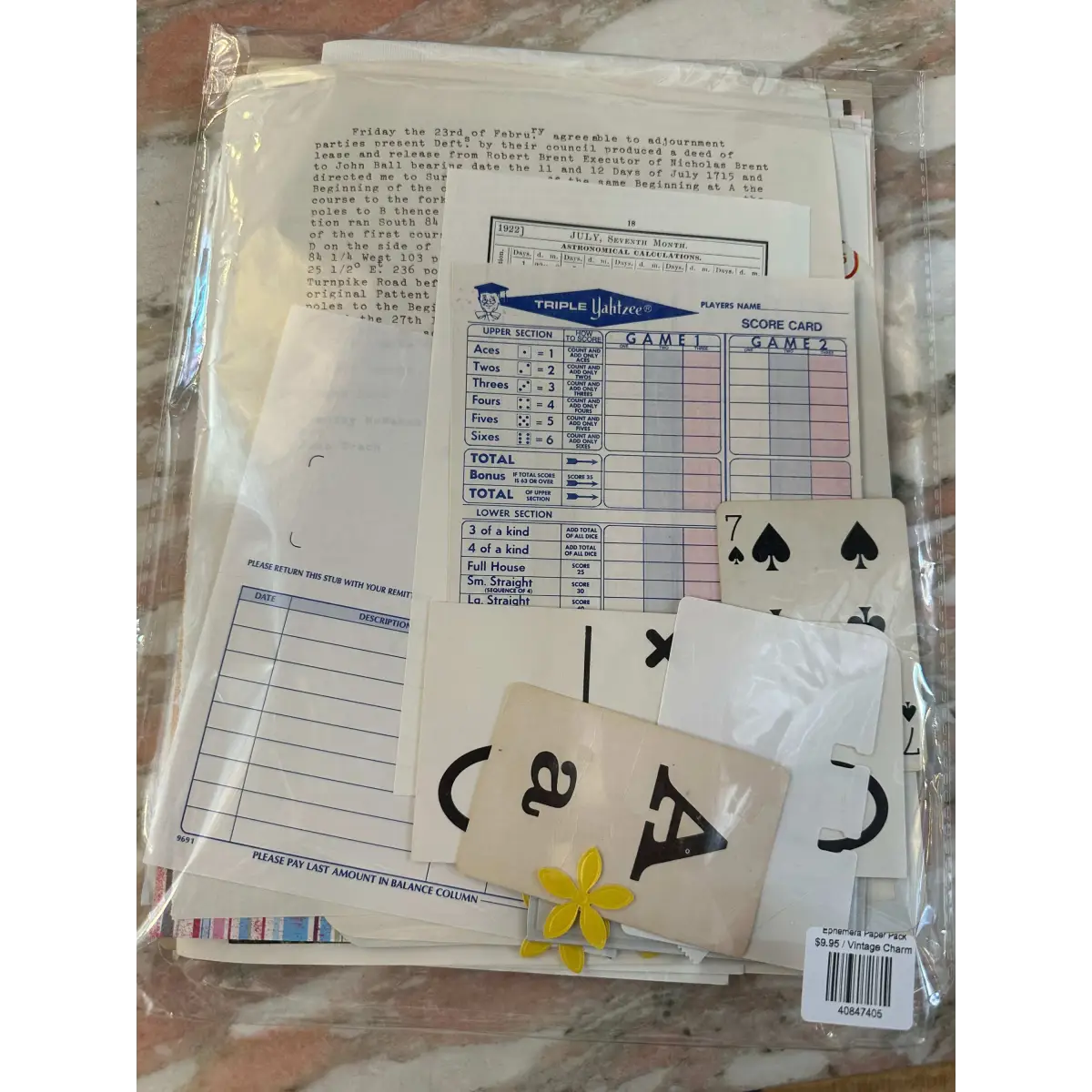 Ephemera Paper Pack - choose your theme - Honeybee Vintage