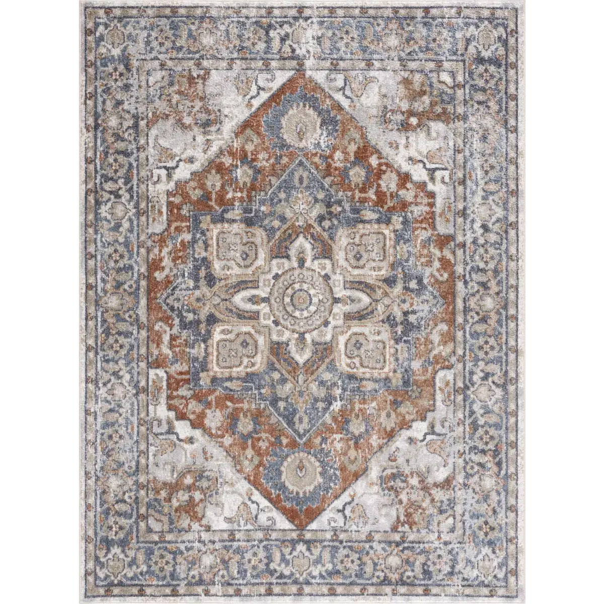 Erna Washable Distressed Rug - Boutique Rugs