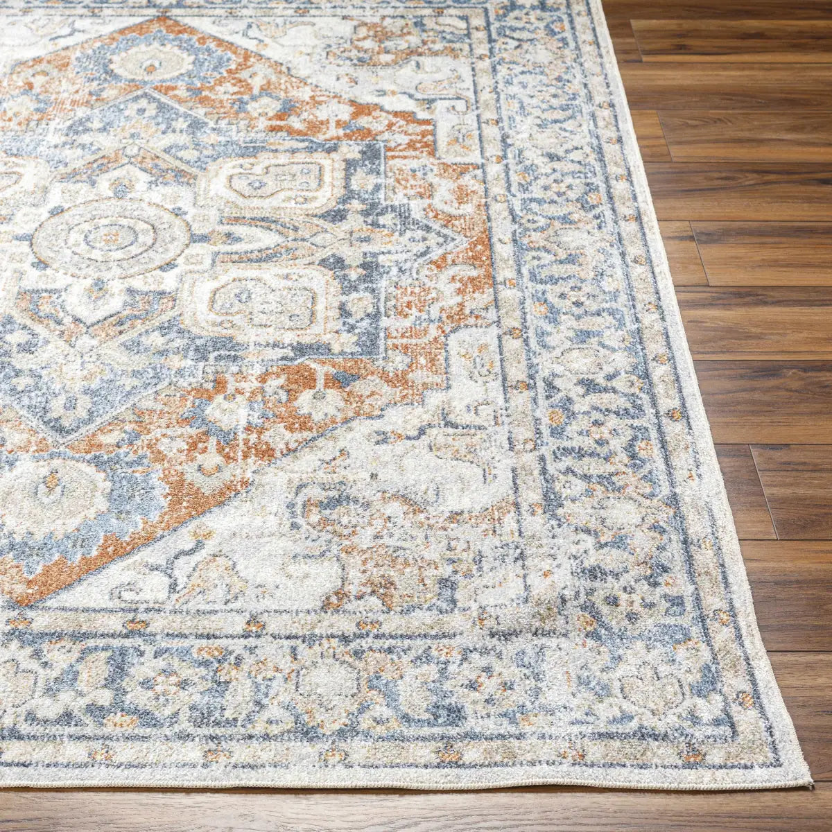 Erna Washable Distressed Rug - Boutique Rugs