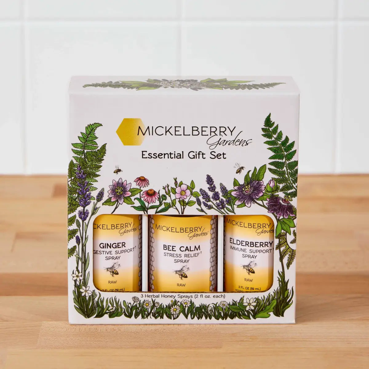 Honey Tonic Gift Set - Pack of 3 Herbal Tonics - Mickelberry Gardens
