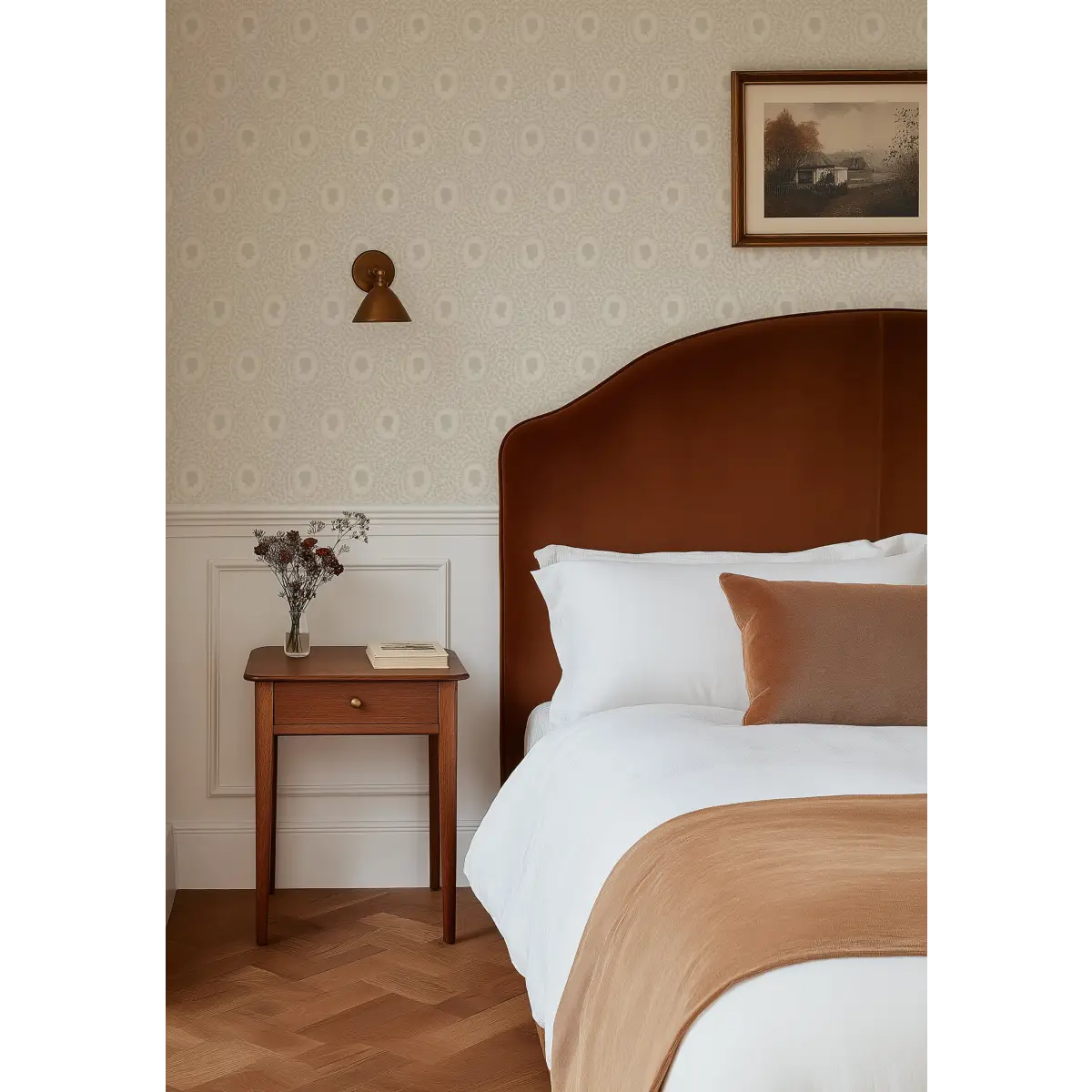 Etienne Wallpaper - Cottage Sihouettes - by Samantha Dara - Loomwell Home Goods