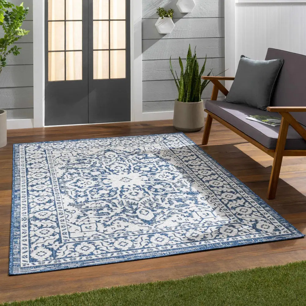 Etoile Navy Blue Performance Rug - Boutique Rugs
