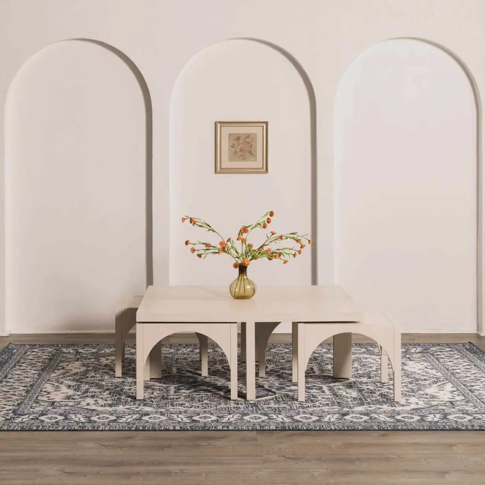 Etoile Navy Blue Performance Rug - Boutique Rugs