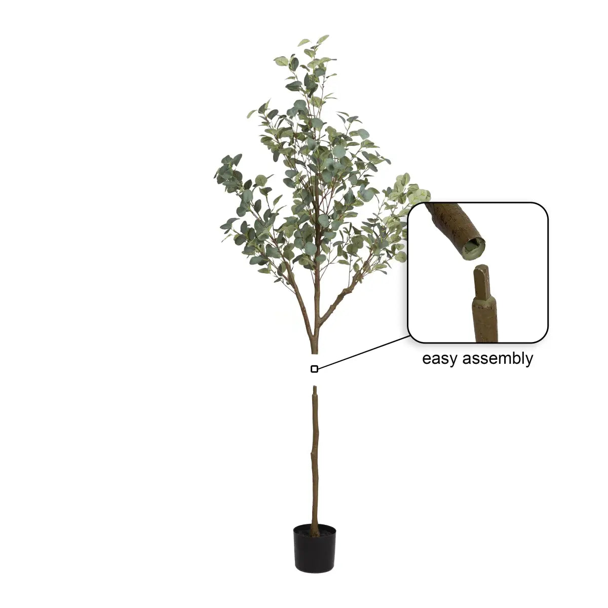Eudora Eucalyptus Tree Decor - kateandlaurel