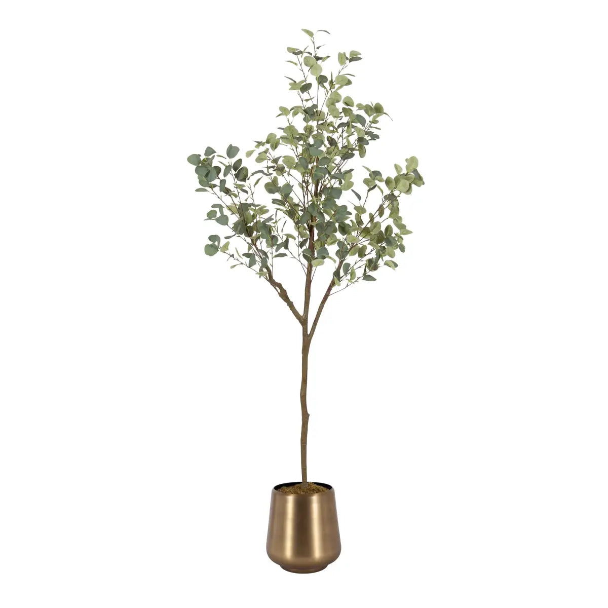 Eudora Eucalyptus Tree Decor - Gold / 6’ - kateandlaurel