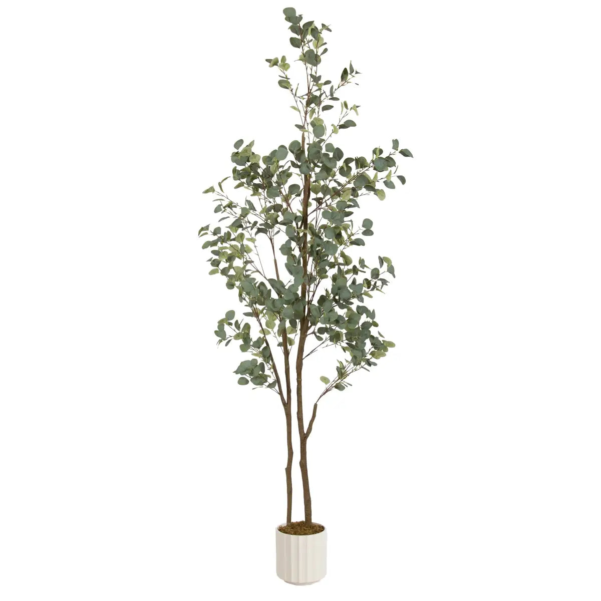 Eudora Eucalyptus Tree Decor - White / 8’ - kateandlaurel