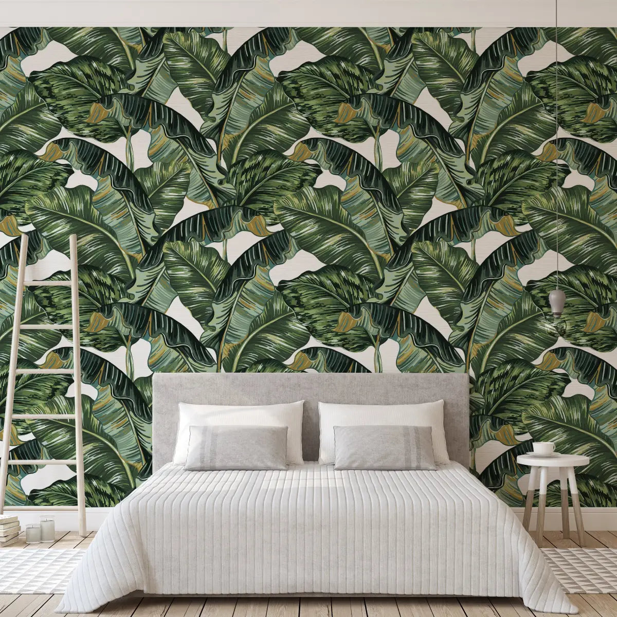 Eva Wallpaper - Tropical Leaves - Loomwell Home Goods