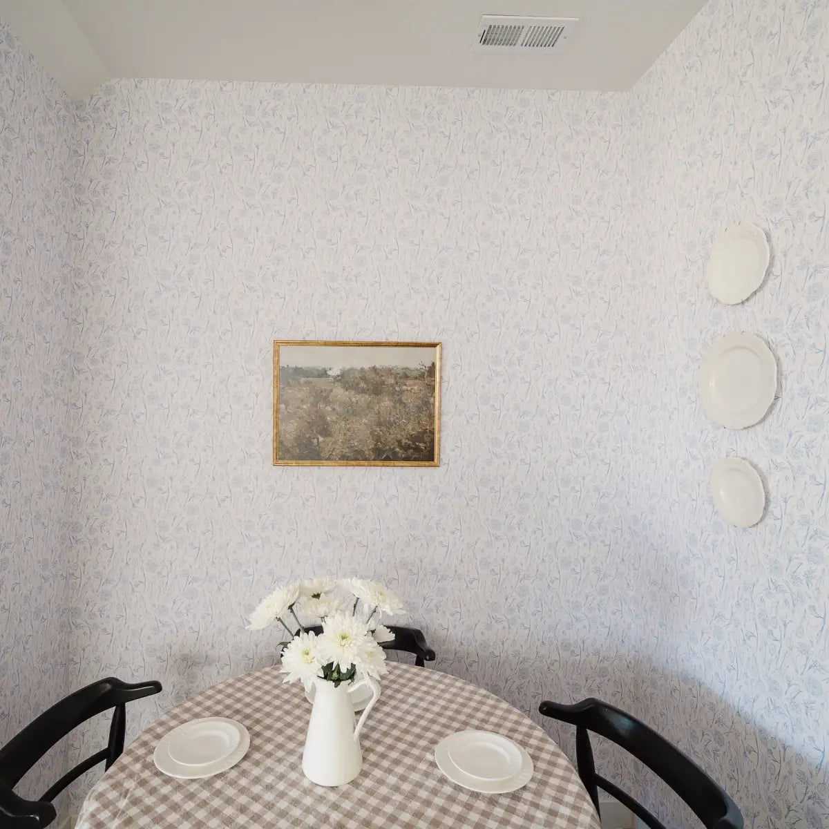 Eve Wallpaper - Pastel Tulips and Daffodils - by Melissa Johnson Design - Loomwell Home Goods