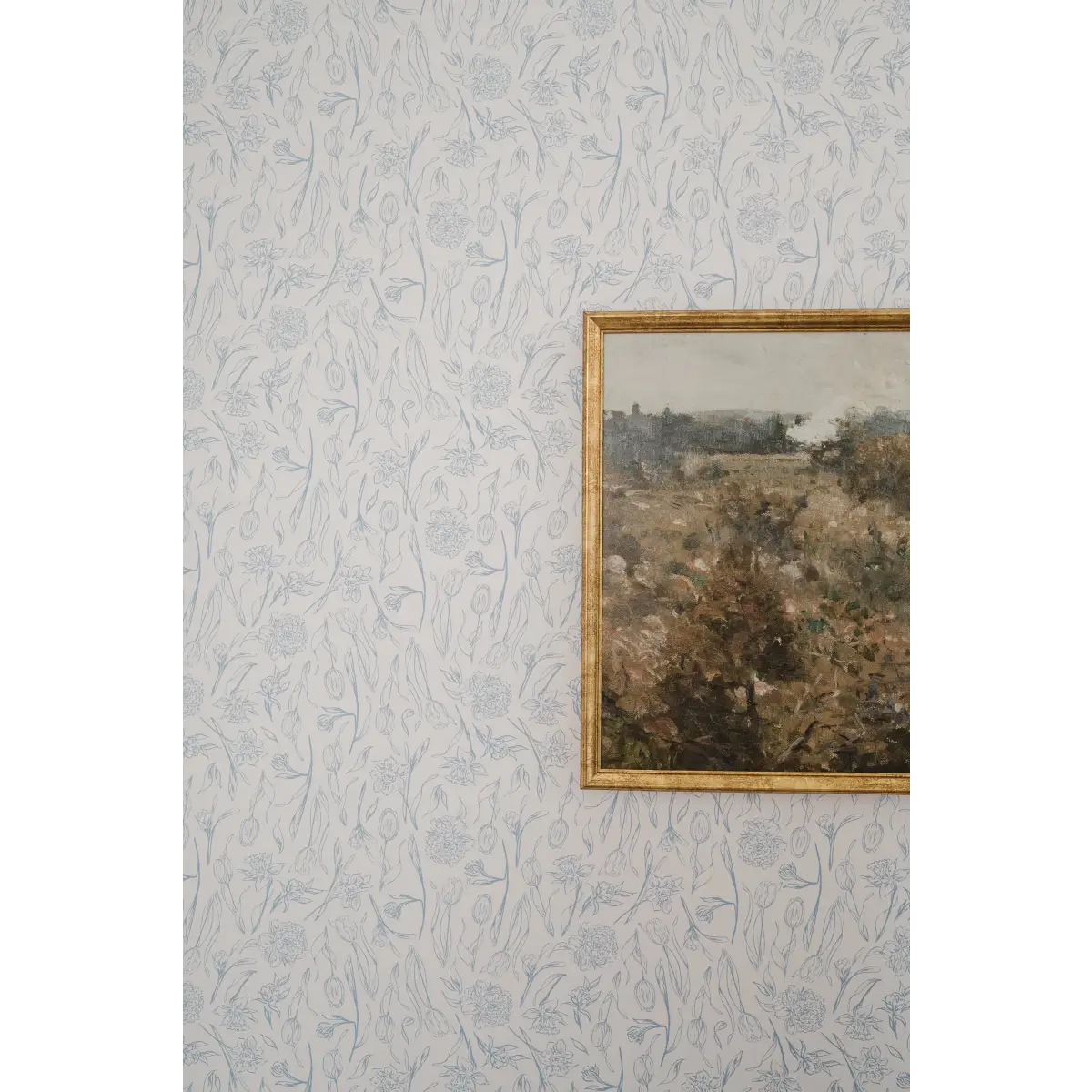 Eve Wallpaper - Pastel Tulips and Daffodils - by Melissa Johnson Design - Loomwell Home Goods