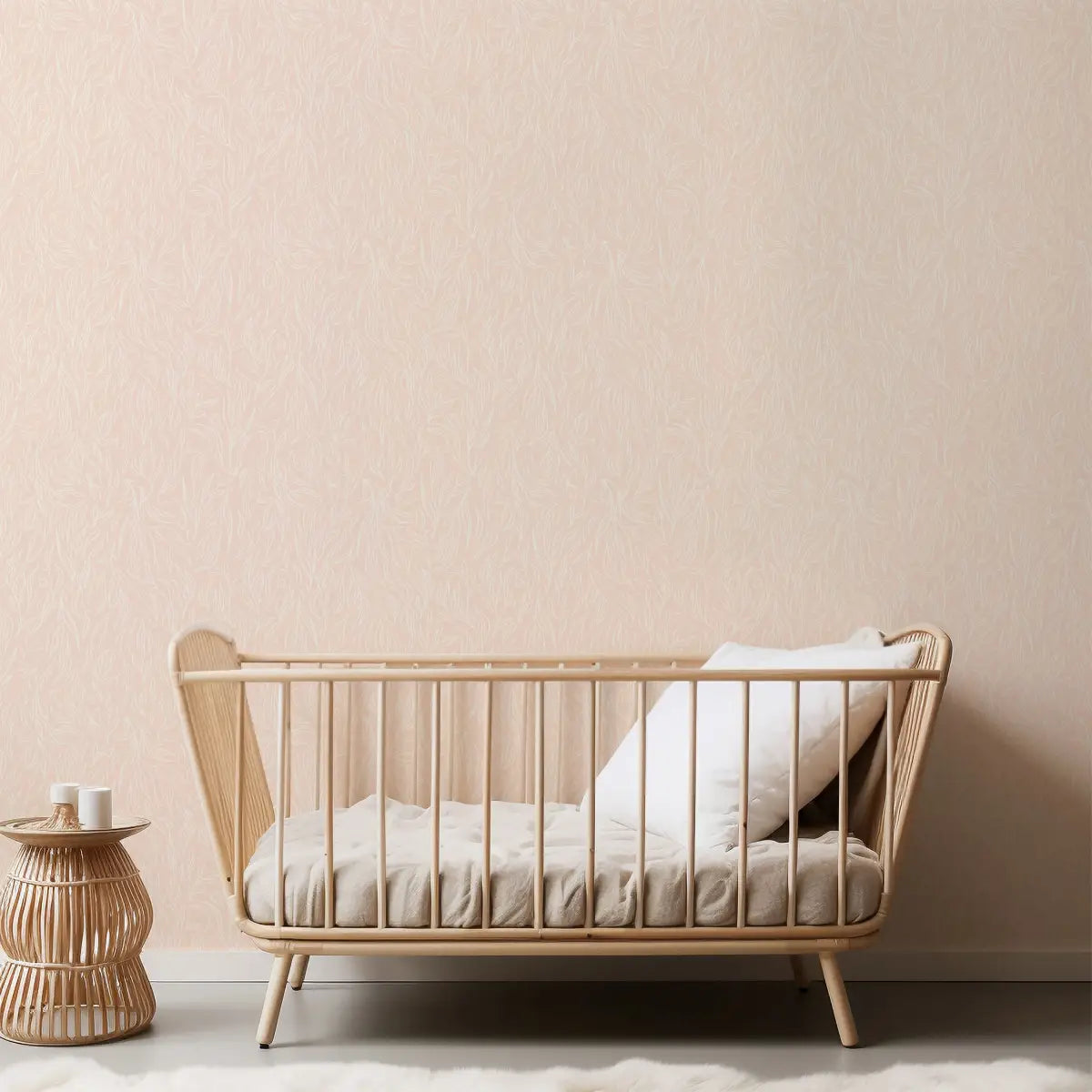 Everly Wallpaper - Subtle Leaves - by Erin Silliman Designs - Loomwell Home Goods