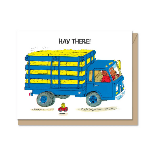 Everyday Greeting Card - Hay There - Richard Scarry - Maginating