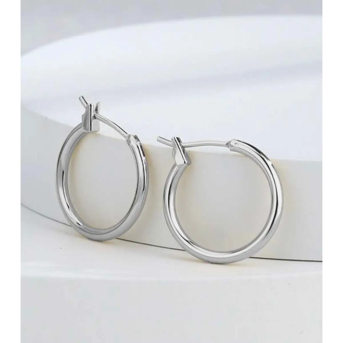 Everyday Hoop Earrings - Gold or Silver - Rooted Home Goods